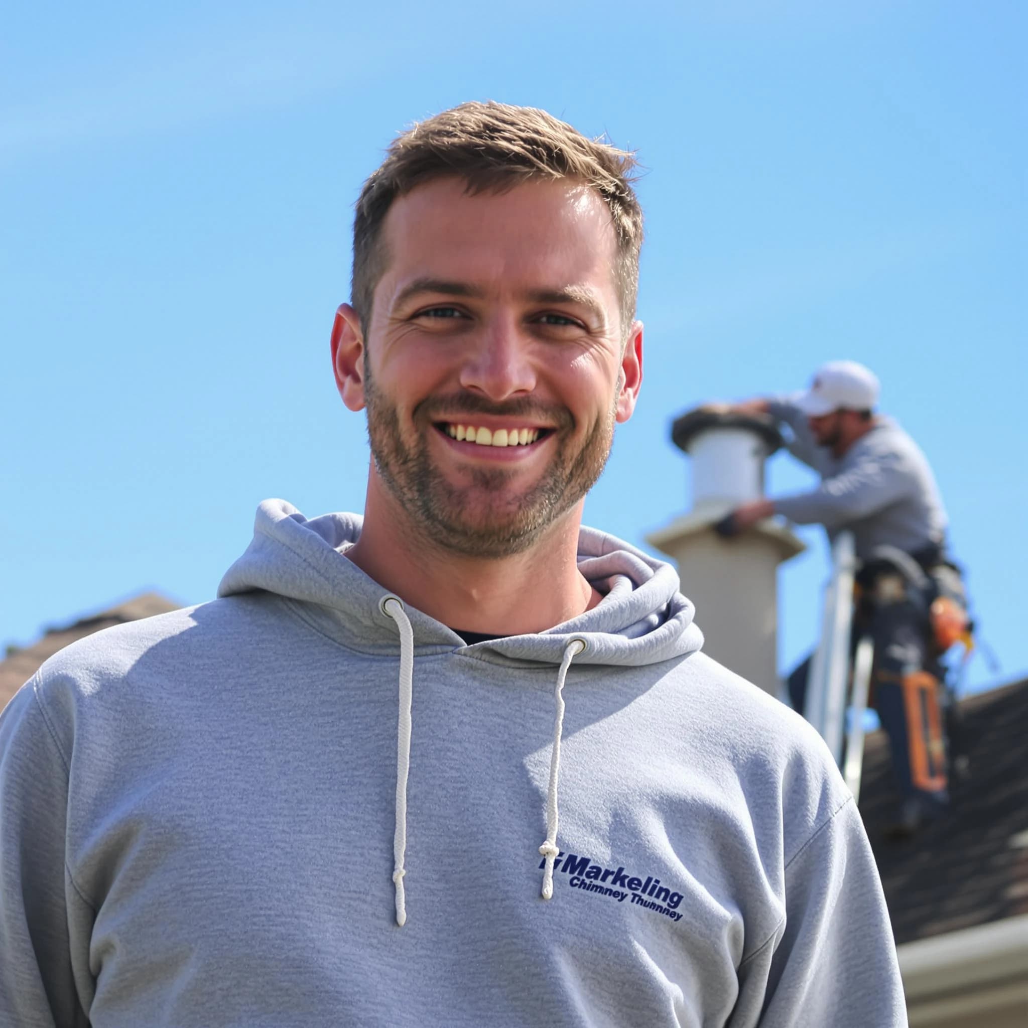 The Johnston Chimney Sweep team.