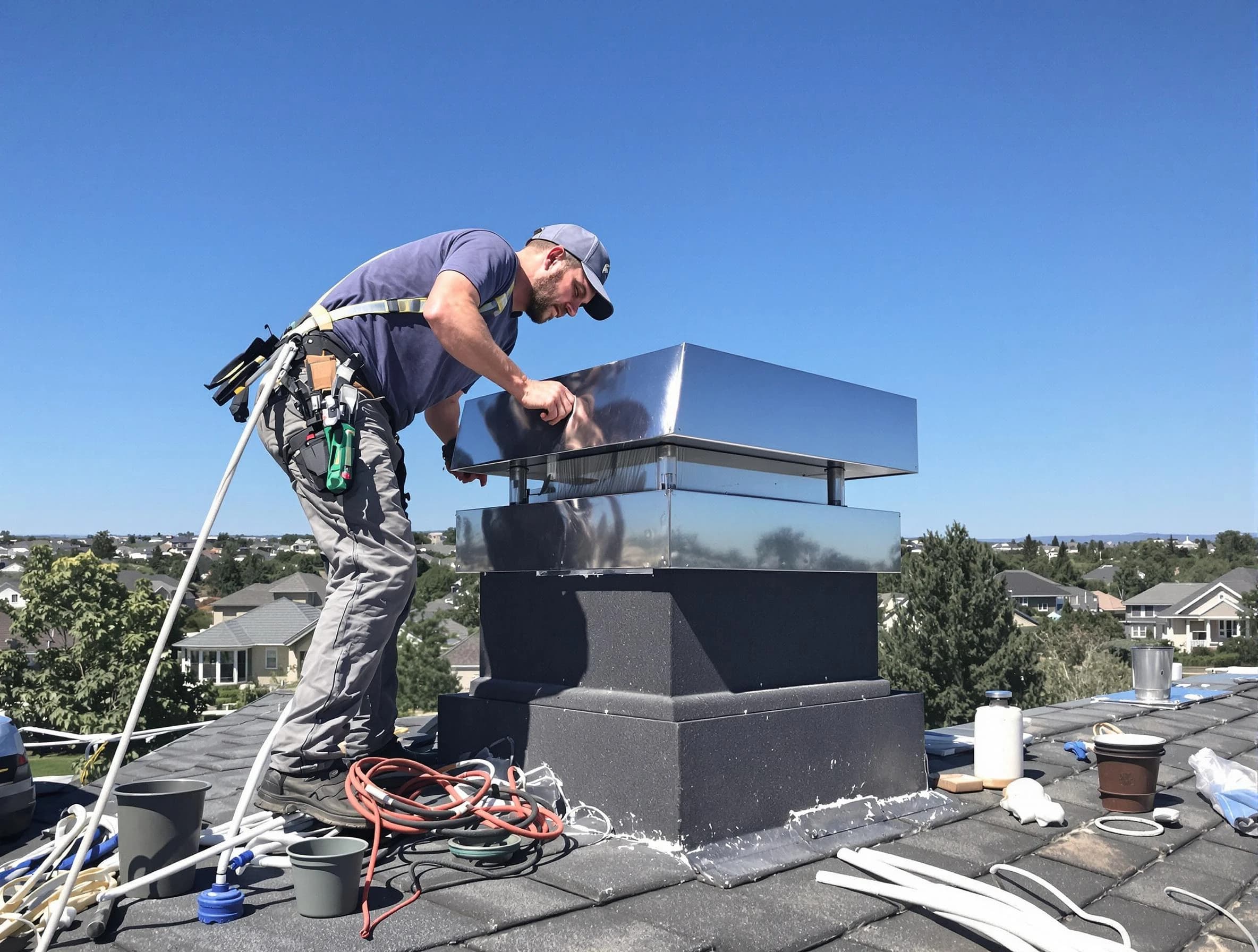 Chimney Cap Services service in Johnston, RI